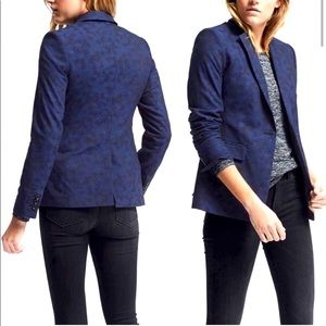 Banana Republic Marzotto Navy Camo Blazer 6